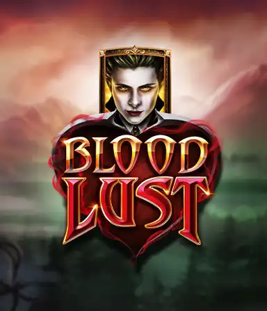 The captivating game interface of Blood Lust, showcasing elegant vampire icons against a mysterious nocturnal landscape. Highlighted in this image is the slot's enthralling atmosphere, enhanced by its unique 5-reel and 99-payline structure, making it an enticing choice for those interested in the vampire genre.